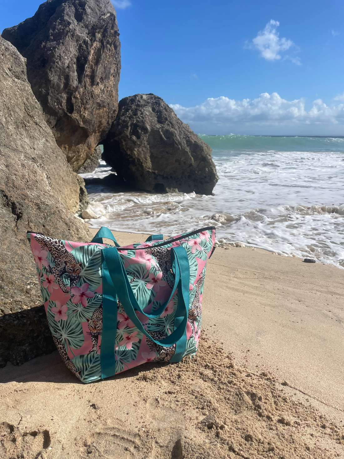 The Cheetah Beach Bag