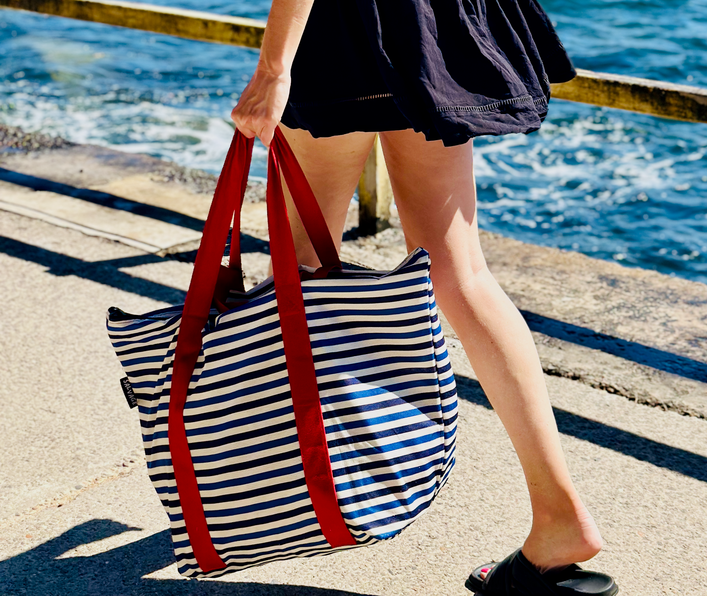 Ginny Medium Logo Stripe Crossbody Bag | Michael Kors